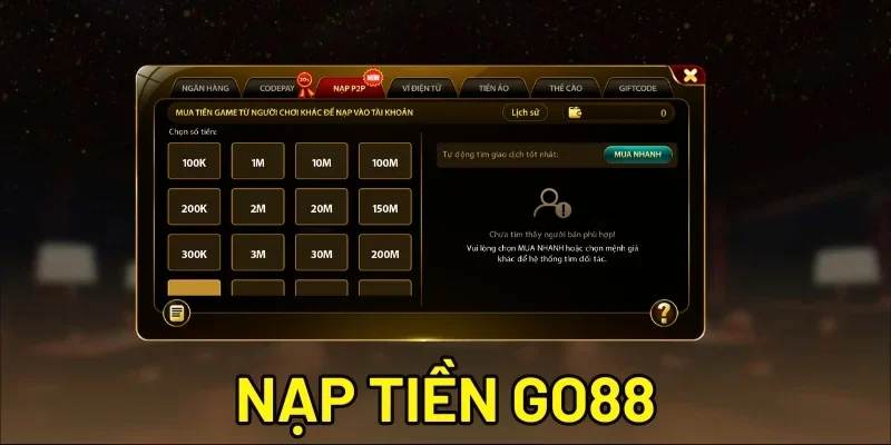 nạp tiền go88