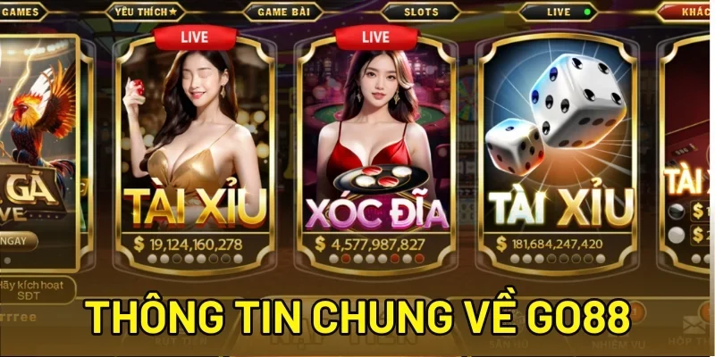 Go88 được mệnh danh là thiên đường cá cược chất lượng bậc nhất thị trường. Sân chơi uy tín, an toàn và có hệ thống game vô cùng đa dạng.