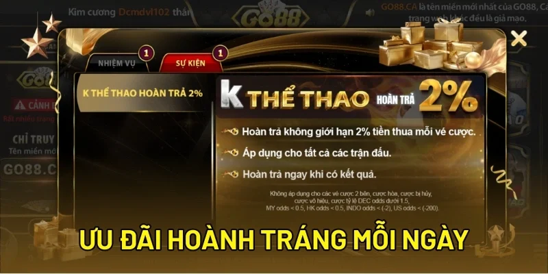 Ưu đãi hoành tráng mỗi ngày